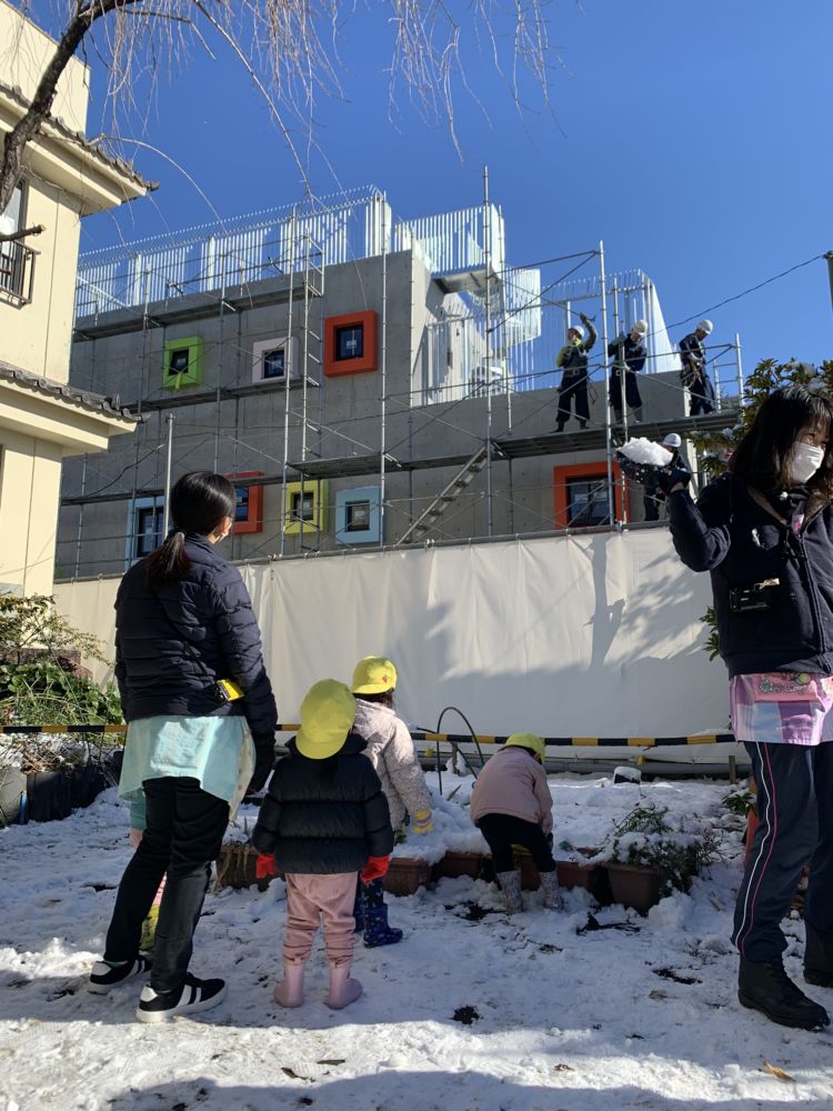 ひよこ組と新園舎